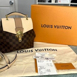 Louis Vuitton CLAPTON BPACK D.EBE.CREME ITEM# N42259